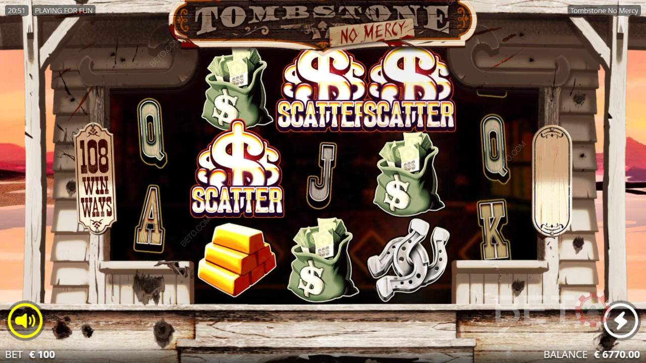 Tombstone No Mercy Recensione di BETO Slots