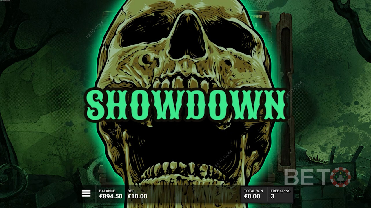 Slot machine Showdown in Wanted Dead or a Wild