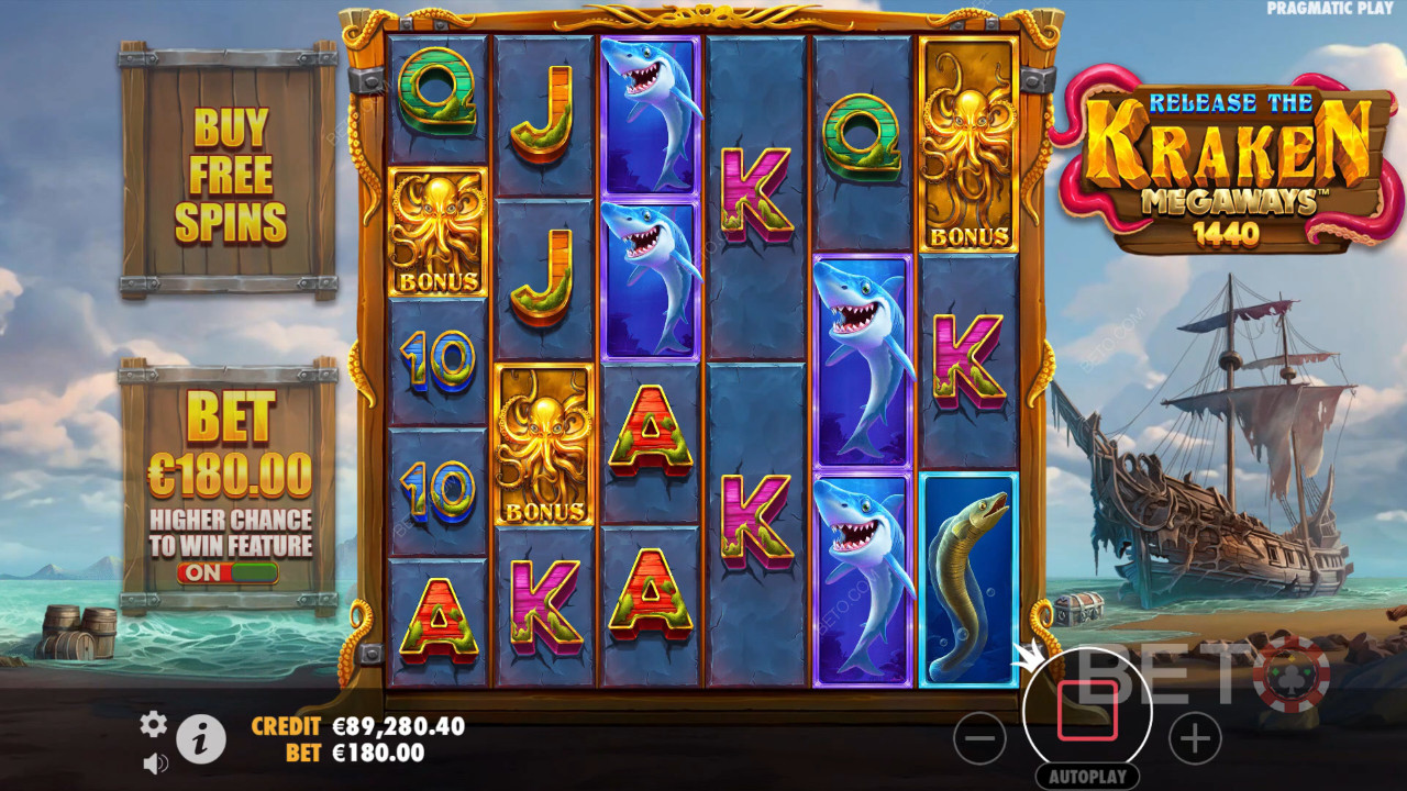 Release the Kraken Megaways Recensione di BETO Slots