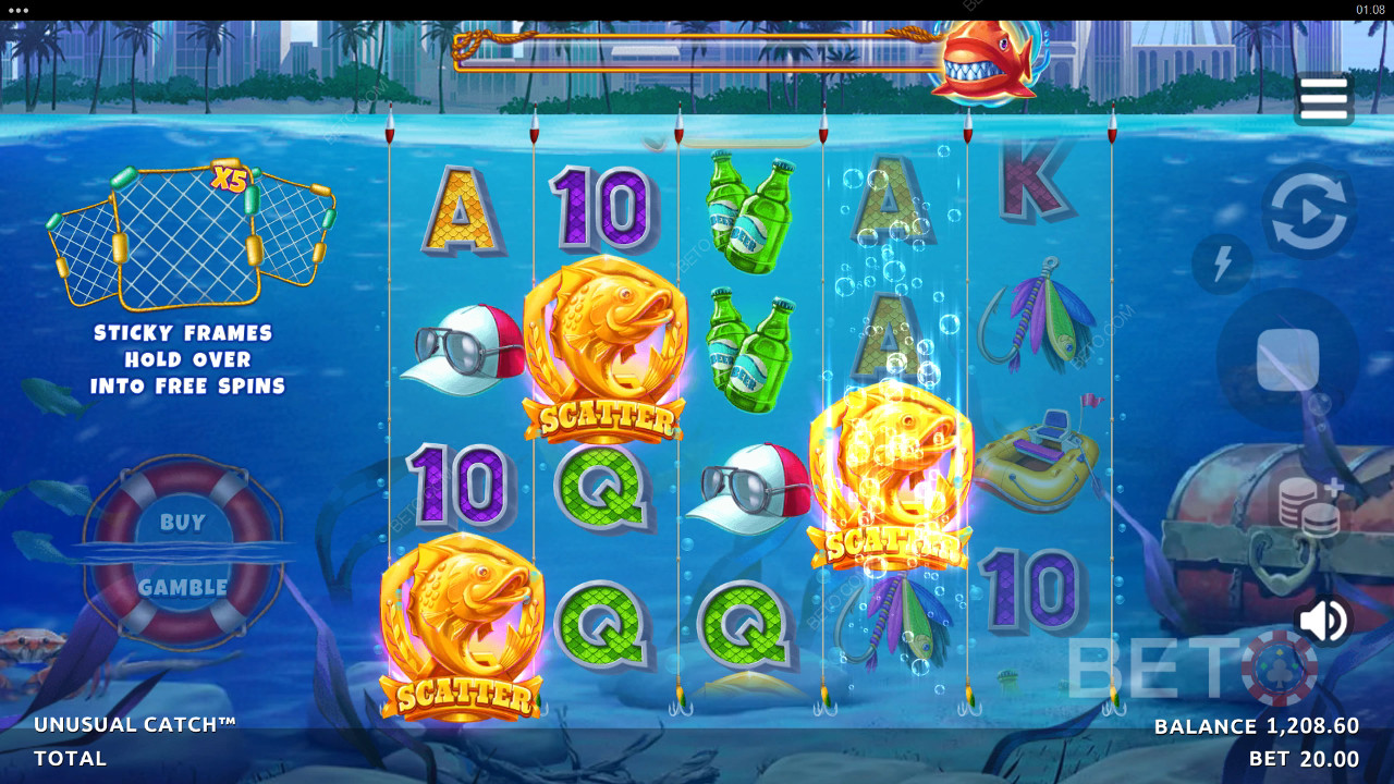 Unusual Catch Recensione da BETO Slots