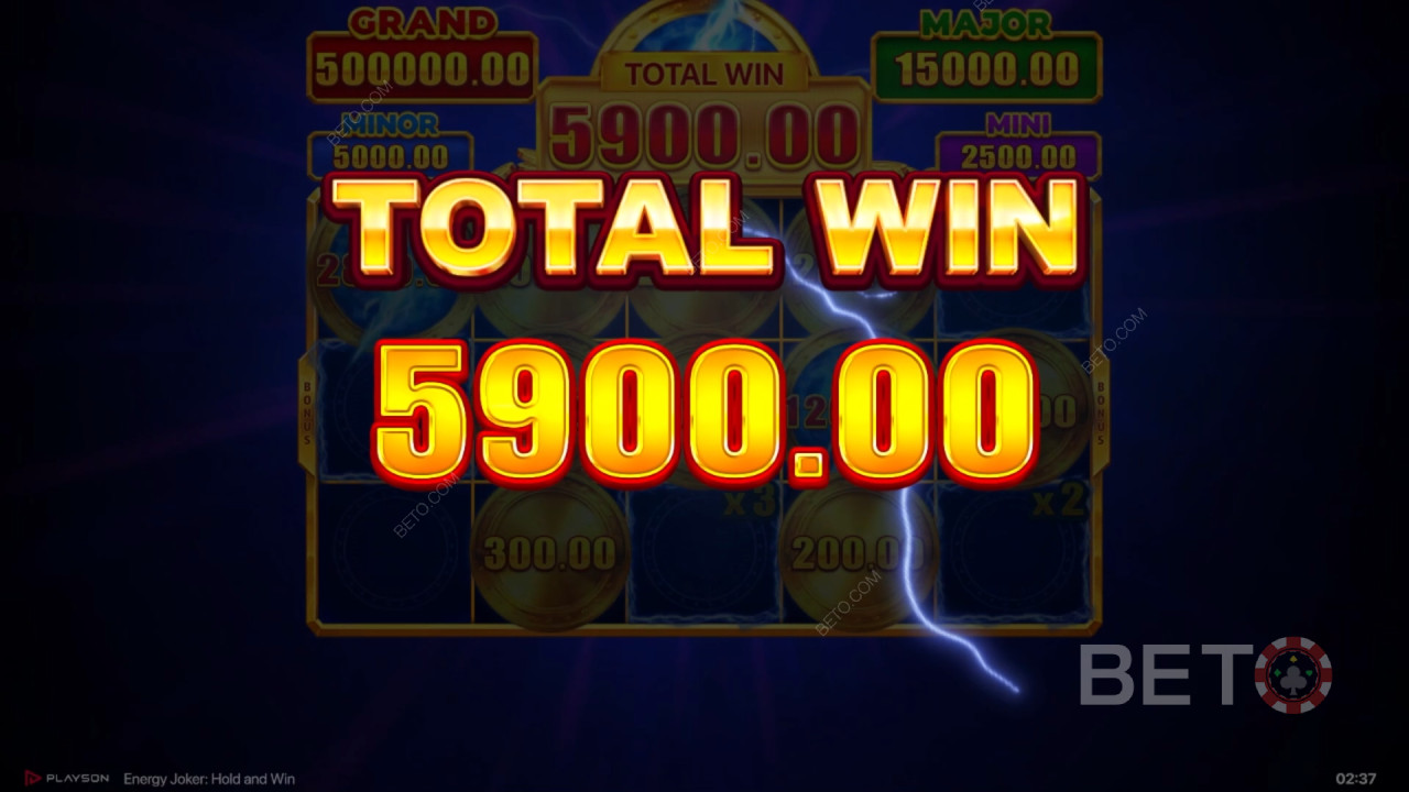 Vinci 5.000x la tua puntata nella slot online Energy Joker!