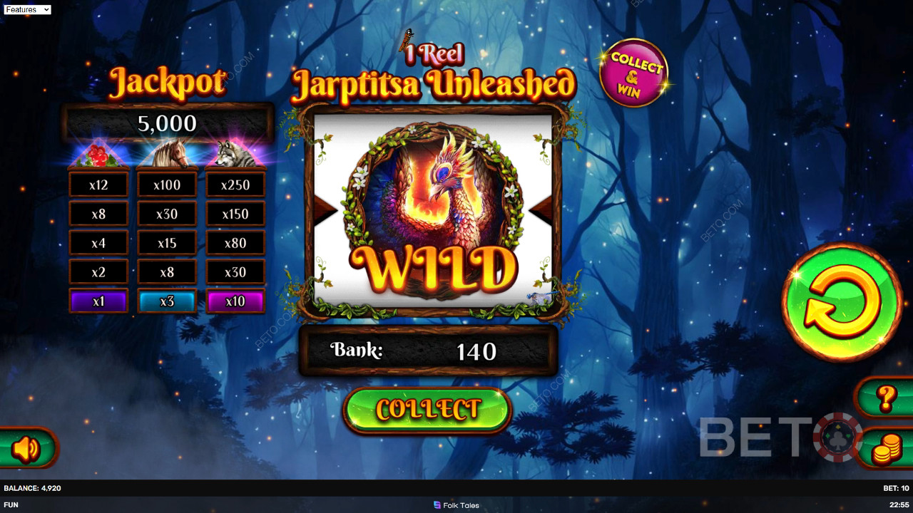 1 Reel Jarptitsa Unleashed Gioco Gratuito