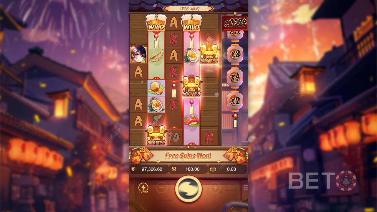 Oishi Delights Recensione di BETO Slots