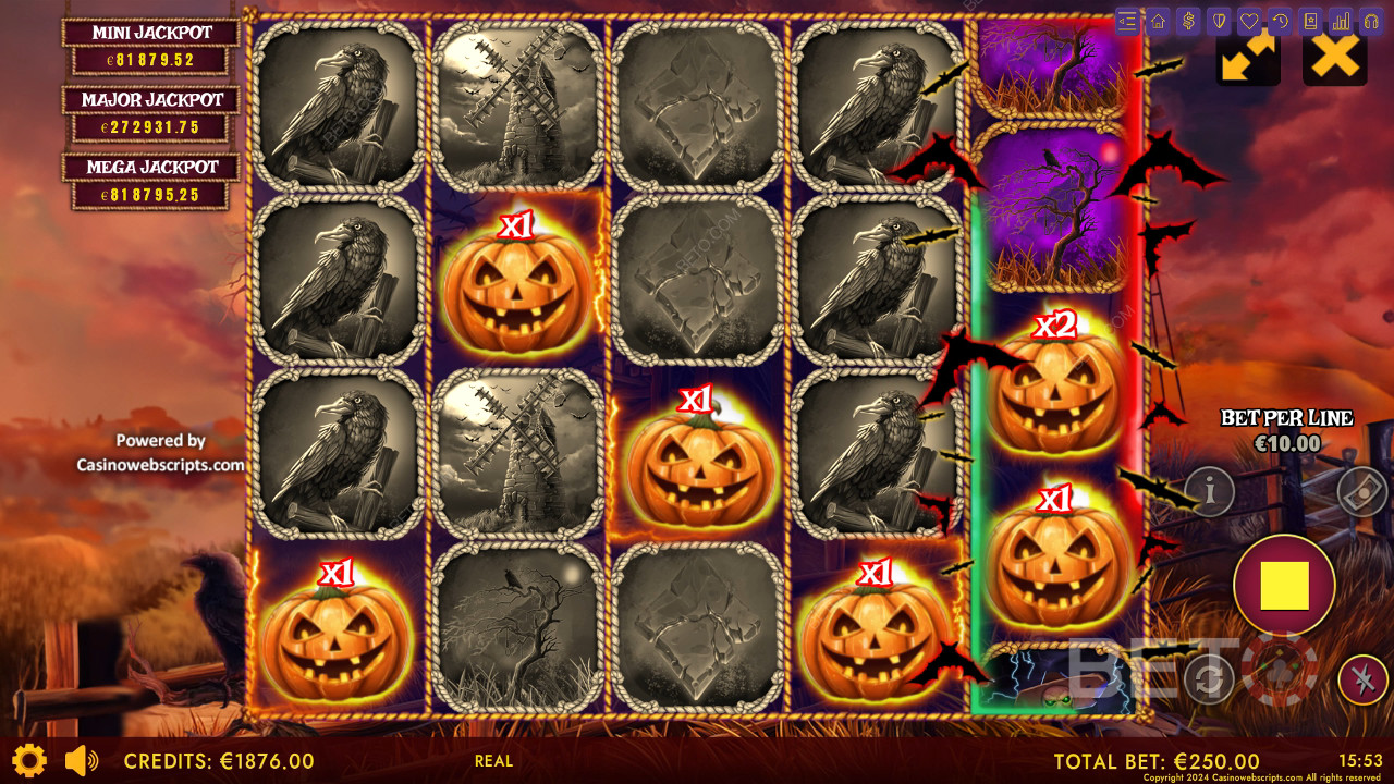 Haunted Haystacks - Spooky Hold and Win Recensione da BETO Slots