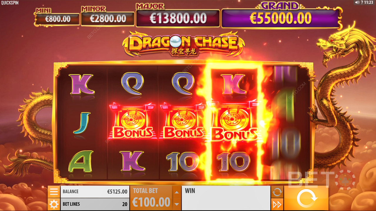 Dragon Chase Recensione di BETO Slots