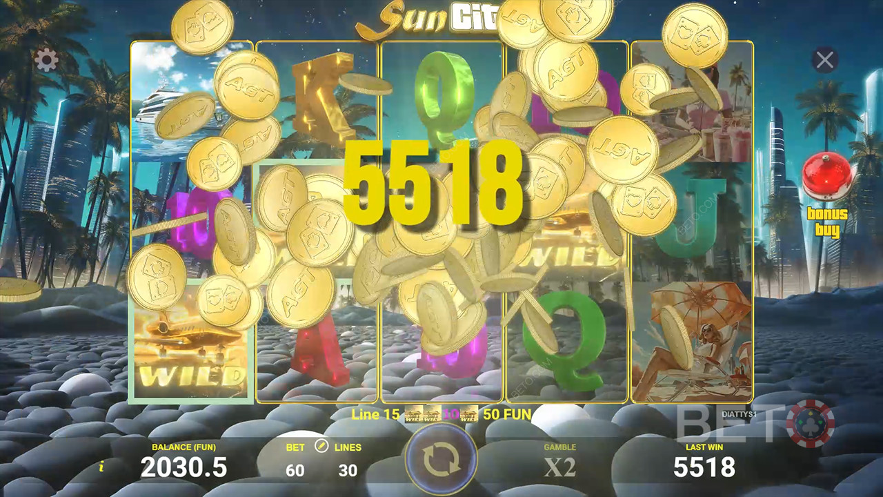 Sun City Recensione di BETO Slots