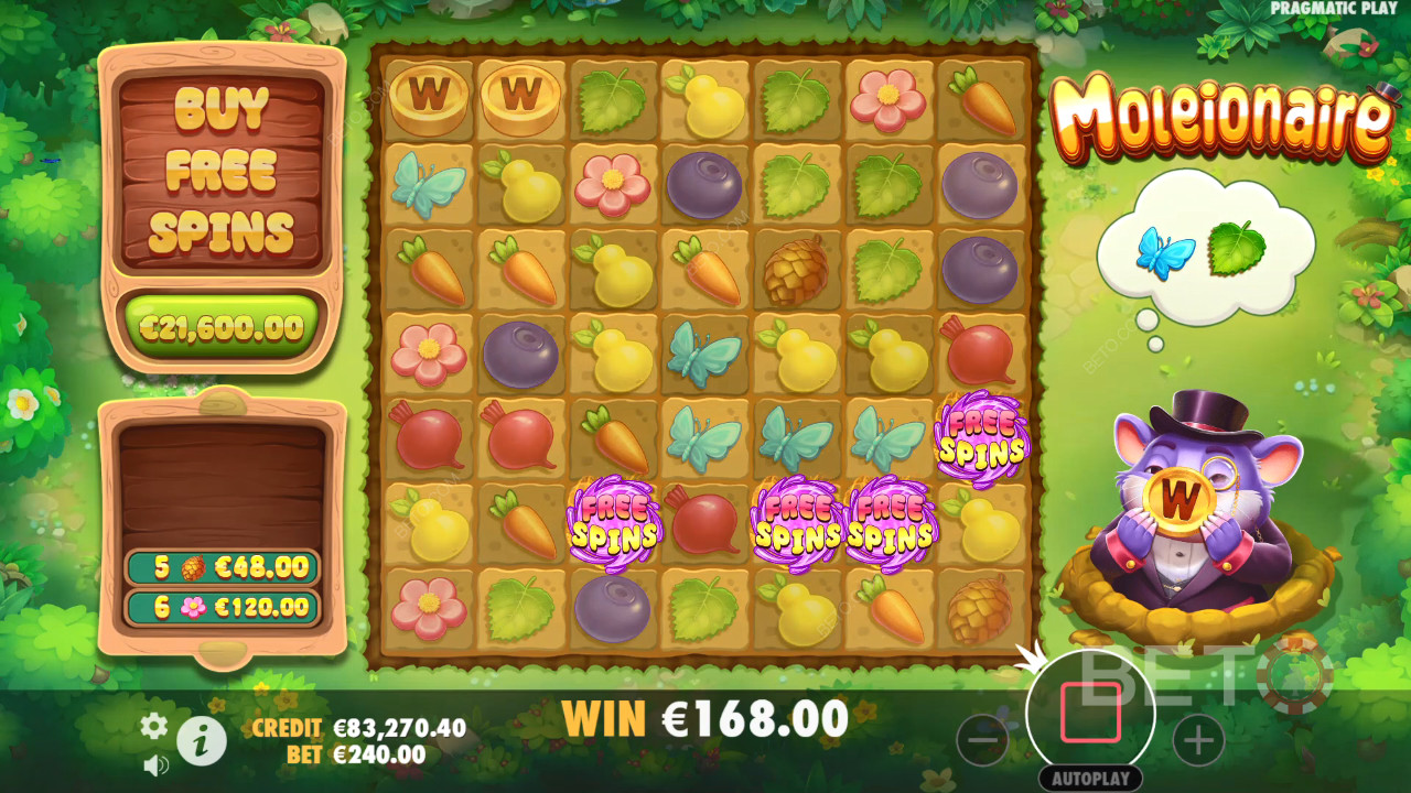 Moleionaire Recensione di BETO Slots