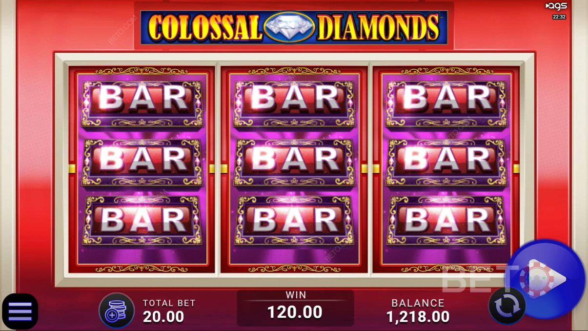 Recensione di Colossal Diamonds da parte di BETO Slots