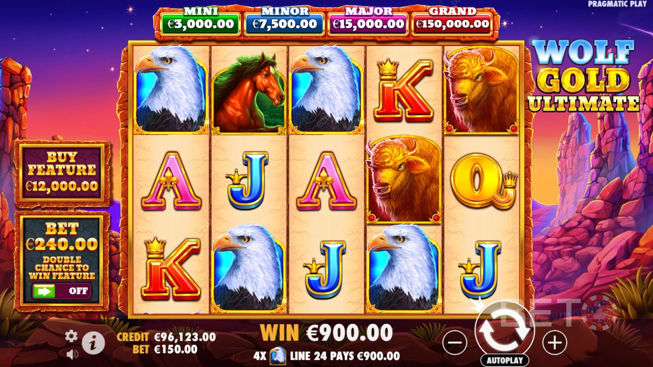 Wolf Gold Ultimate Recensione di BETO Slots