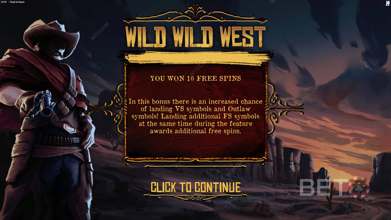 Vinci 15.000x la tua puntata nella slot online Duel At Dawn!