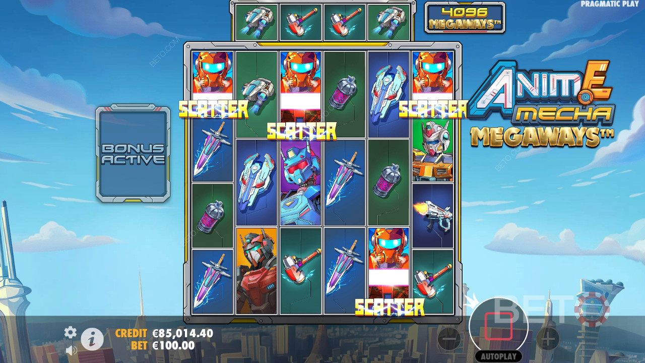 Anime Mecha Megaways Recensione da BETO Slots