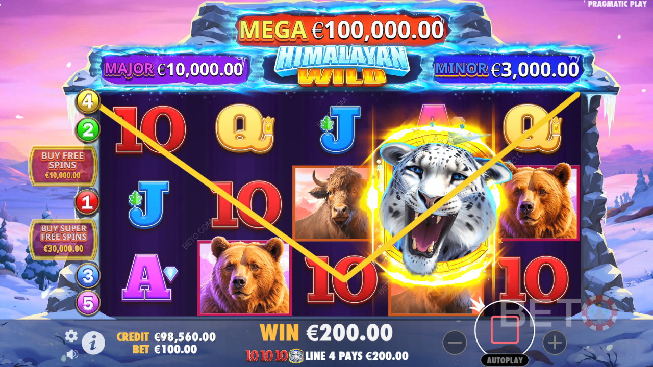 Himalayan Wild Recensione di BETO Slots