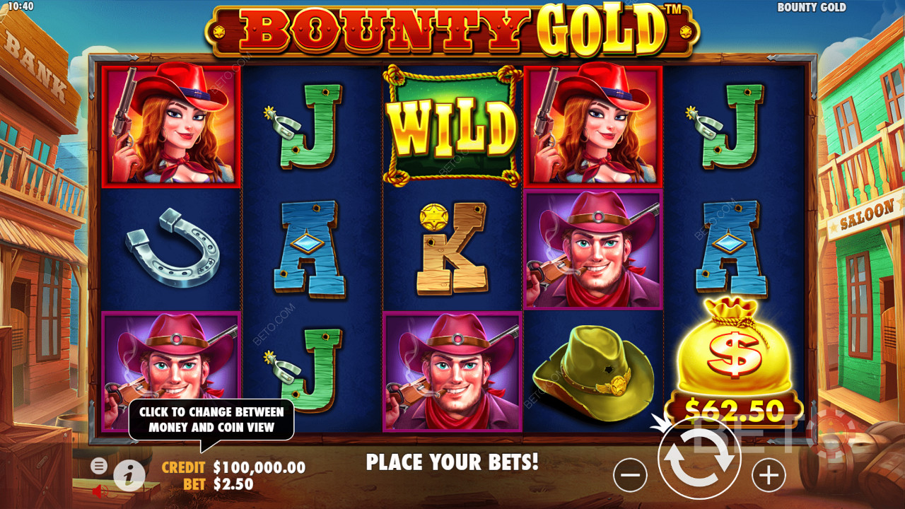 Bounty Gold genera 25 linee di pagamento