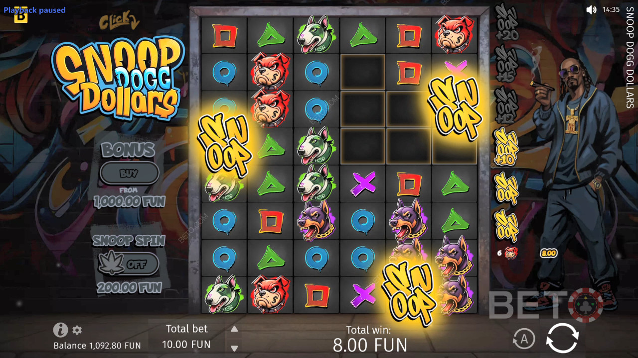 Snoop Dogg Dollars Recensione di BETO Slots