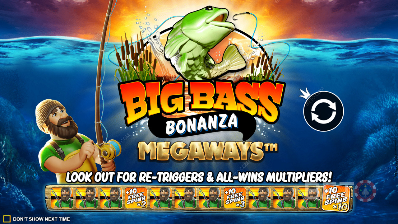 Goditi i giri gratis con i moltiplicatori di vincita nella slot Big Bass Bonanza Megaways
