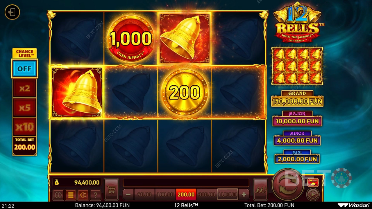 12 Bells Recensione di BETO Slots