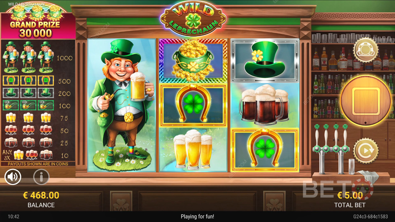 Recensione di Wild Leprechaun da parte di BETO Slots