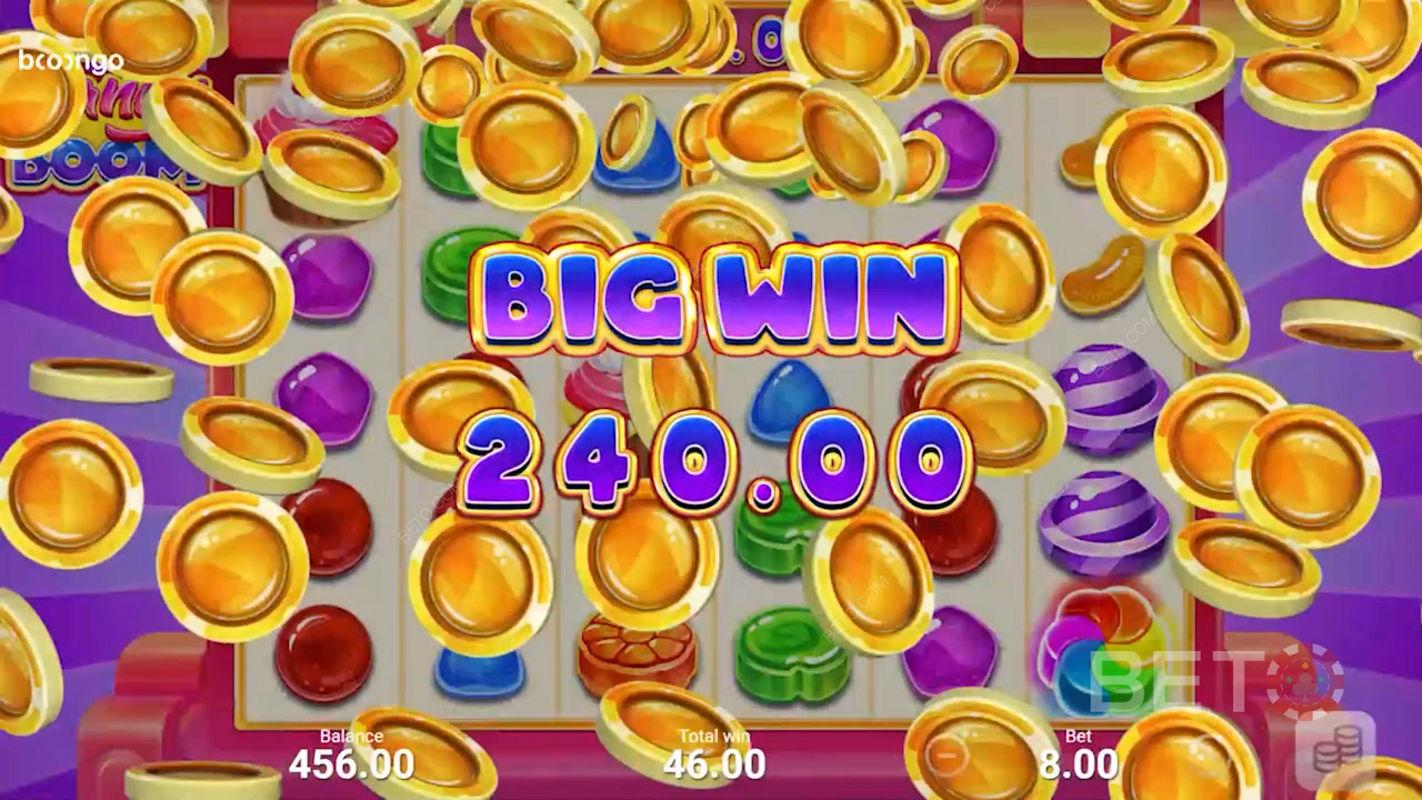 Vincere una grossa somma in Candy Boom