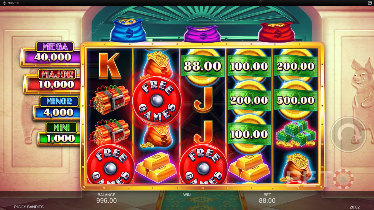 Piggy Bandits Recensione di BETO Slots