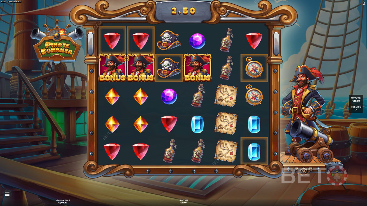 Come giocare a Pirate Bonanza di Backseat Gaming