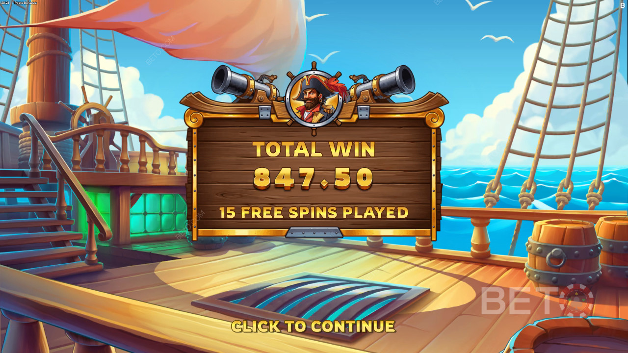 Le funzioni bonus spiegate in Pirate Bonanza di Backseat Gaming