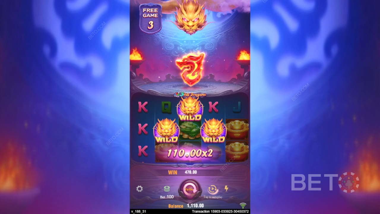 Come giocare al 3 Pot Dragons di TaDa Gaming