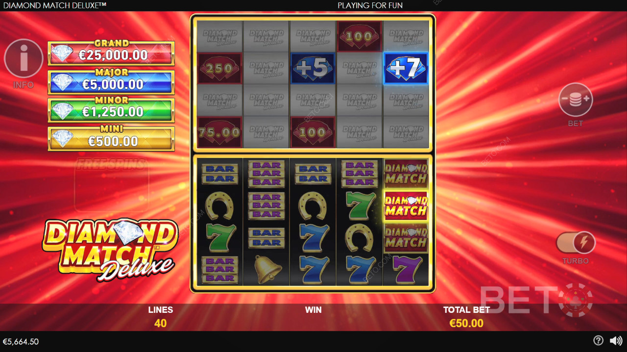 Diamond Match Deluxe Recensione di BETO Slots