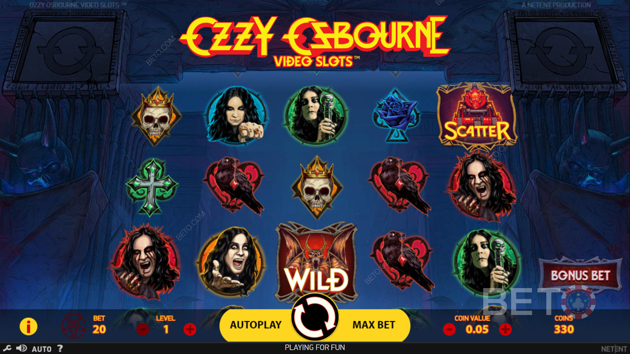 Godetevi un tema incentrato sul famoso Ozzy nella slot online Ozzy Osbourne.