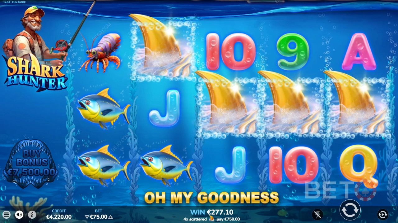 Recensione di Shark Hunter da parte di BETO Slots