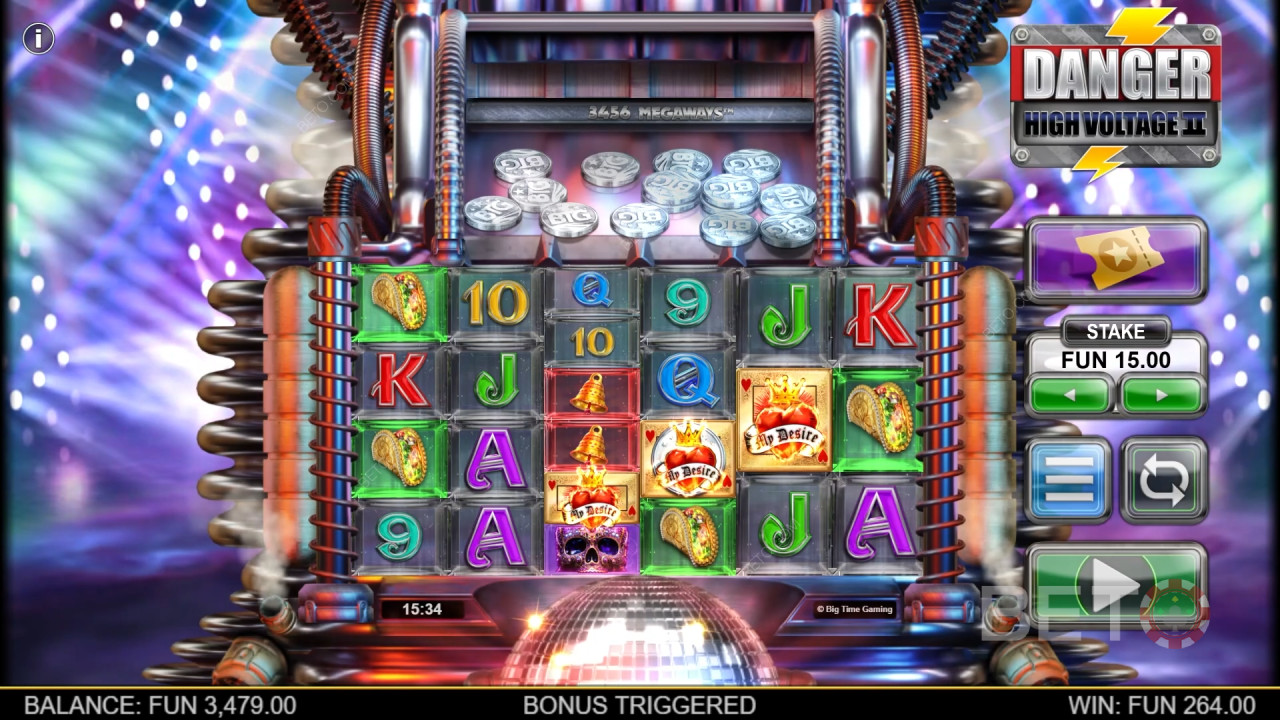 Pericolo! High Voltage 2 Recensione da BETO Slots