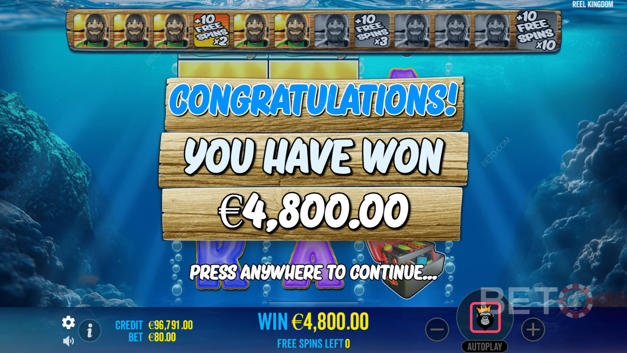 Vinci 5.000x la tua puntata nella slot online Big Bass Bonanza 3 Reeler!