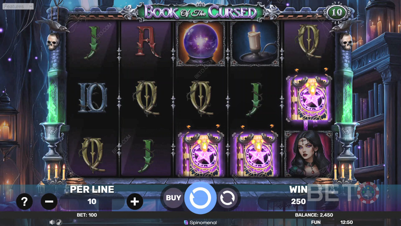 Book of the Cursed Recensione da BETO Slots