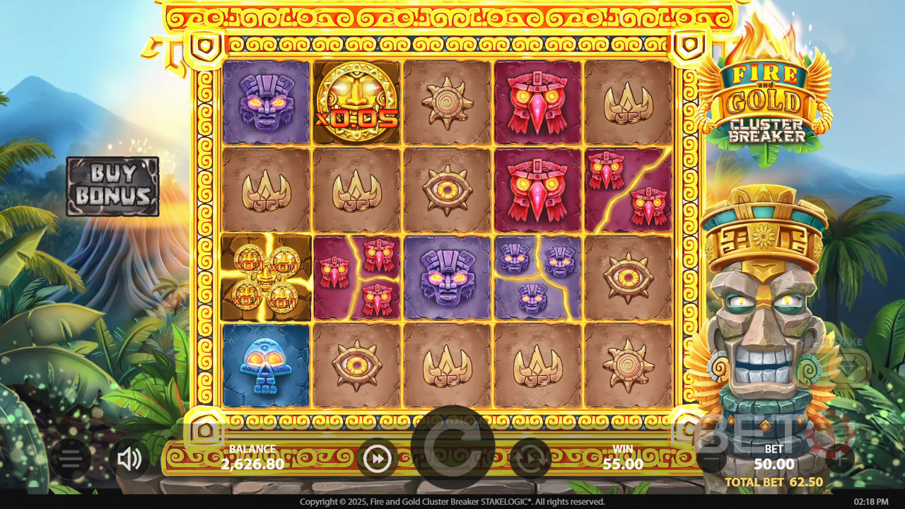 Recensione di Fire and Gold Cluster Breaker da parte di BETO Slots