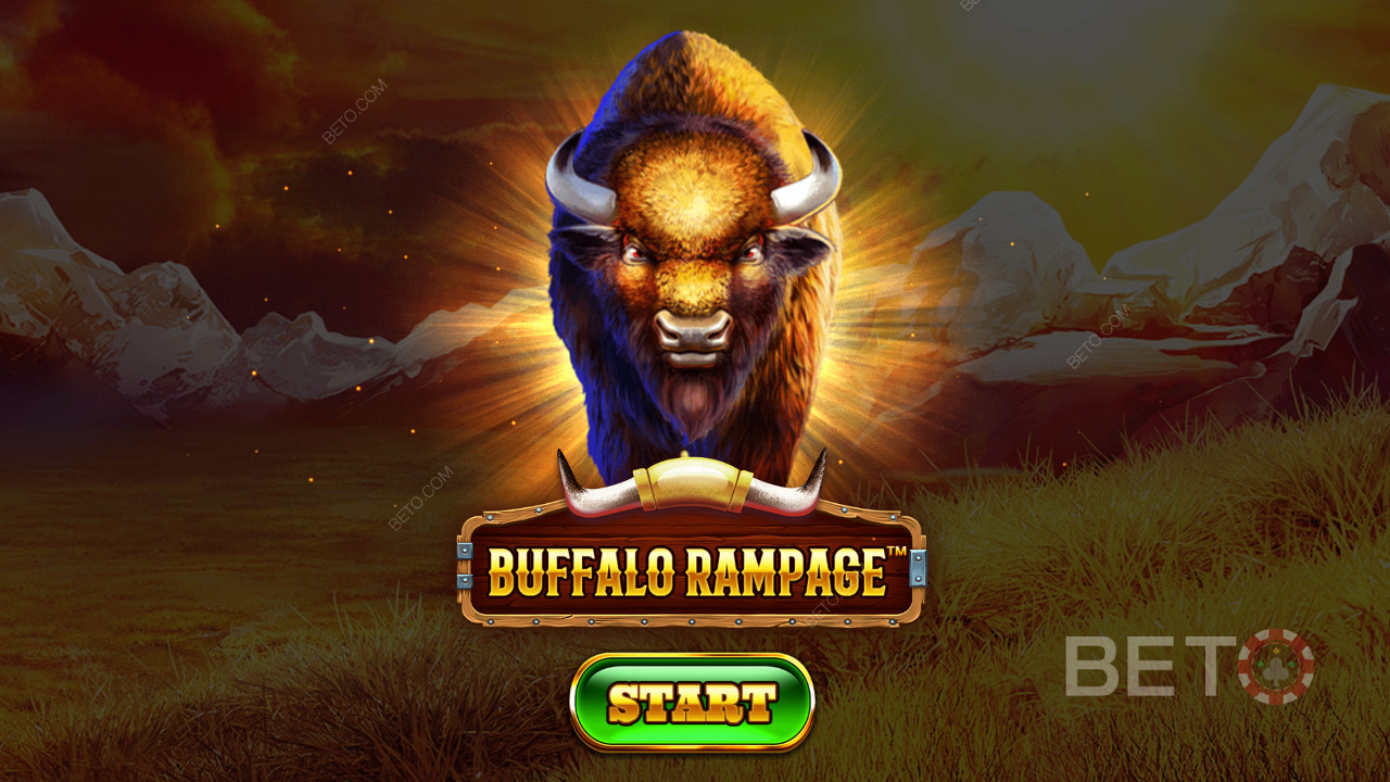 Vagate nelle vaste terre selvagge tra eleganti bestie nella slot Buffalo Rampage