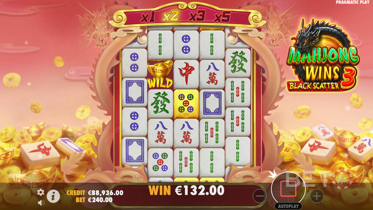 Mahjong Wins 3 - Scatter nero - sì o no