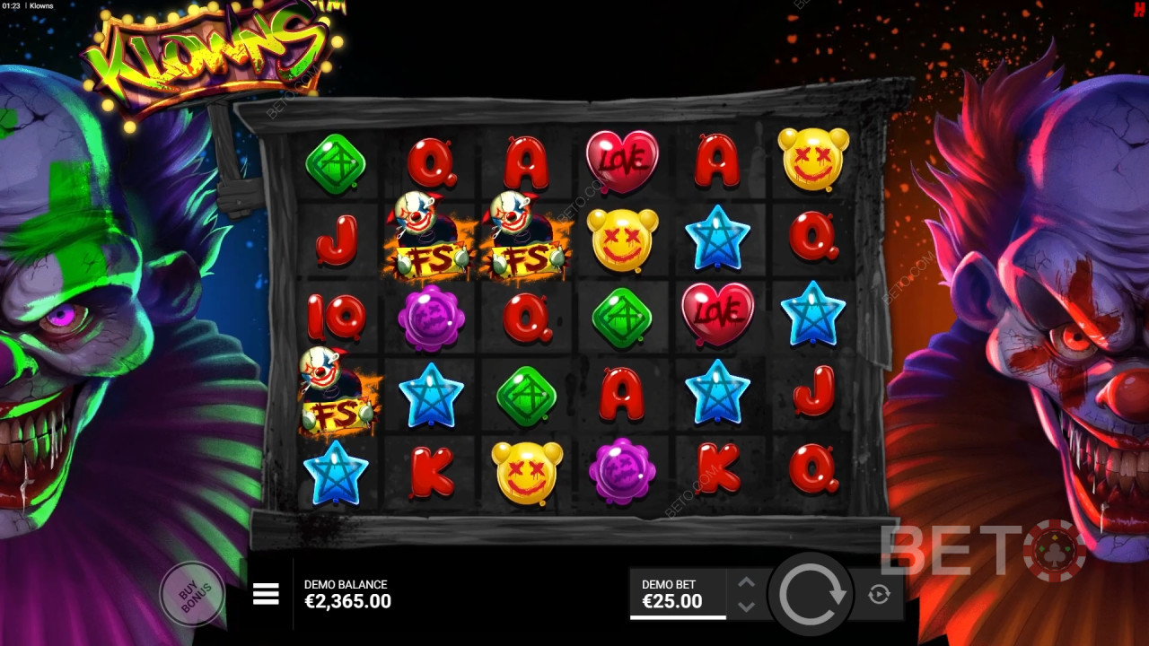 Klowns Recensione di BETO Slots