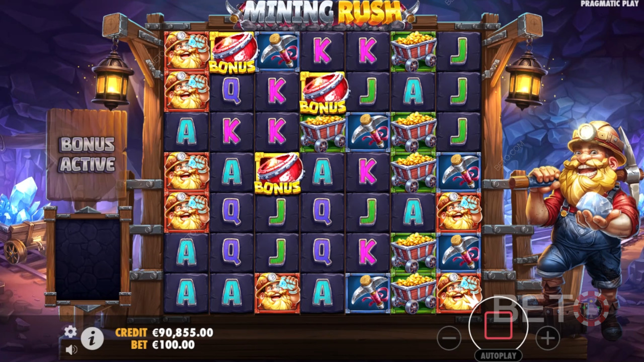 Recensione di Mining Rush da parte di BETO Slots