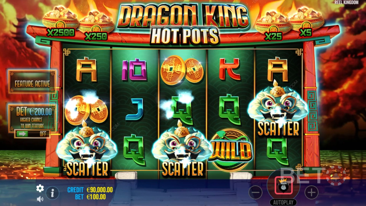 Recensione di Dragon King Hot Pots da parte di BETO Slots