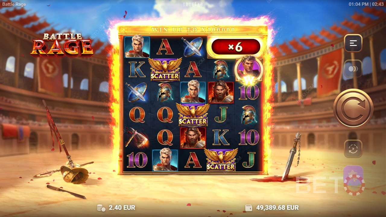 Battle Rage Recensione di BETO Slots