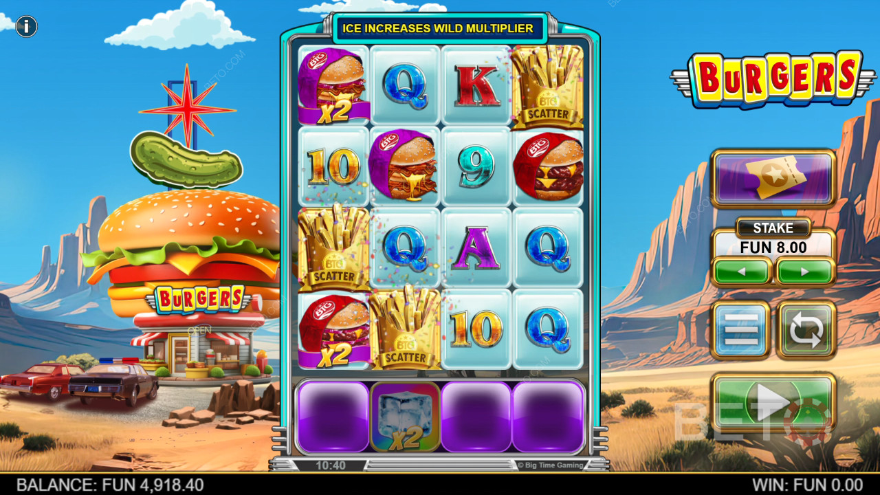 Burgers Recensione di BETO Slots