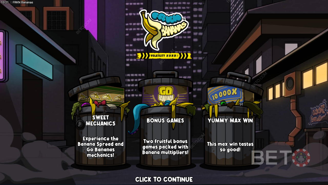 Tema e design: Avventura Zany Banana