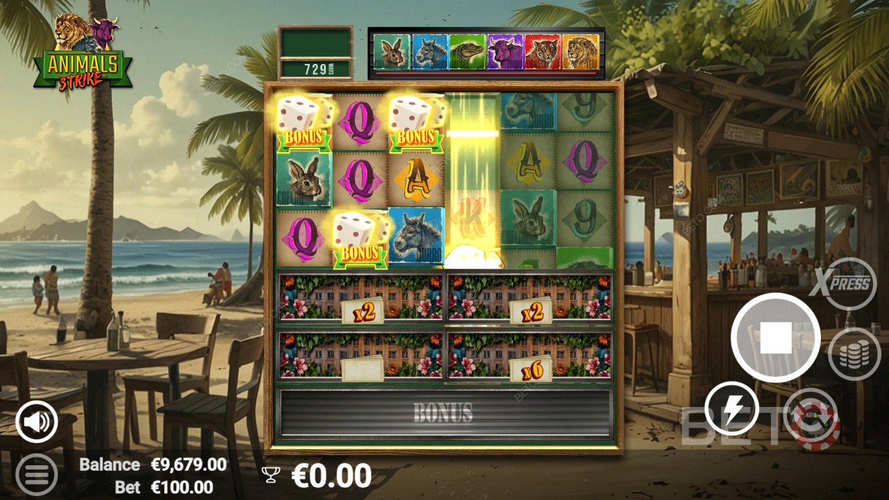 Animals Strike Recensione di BETO Slots