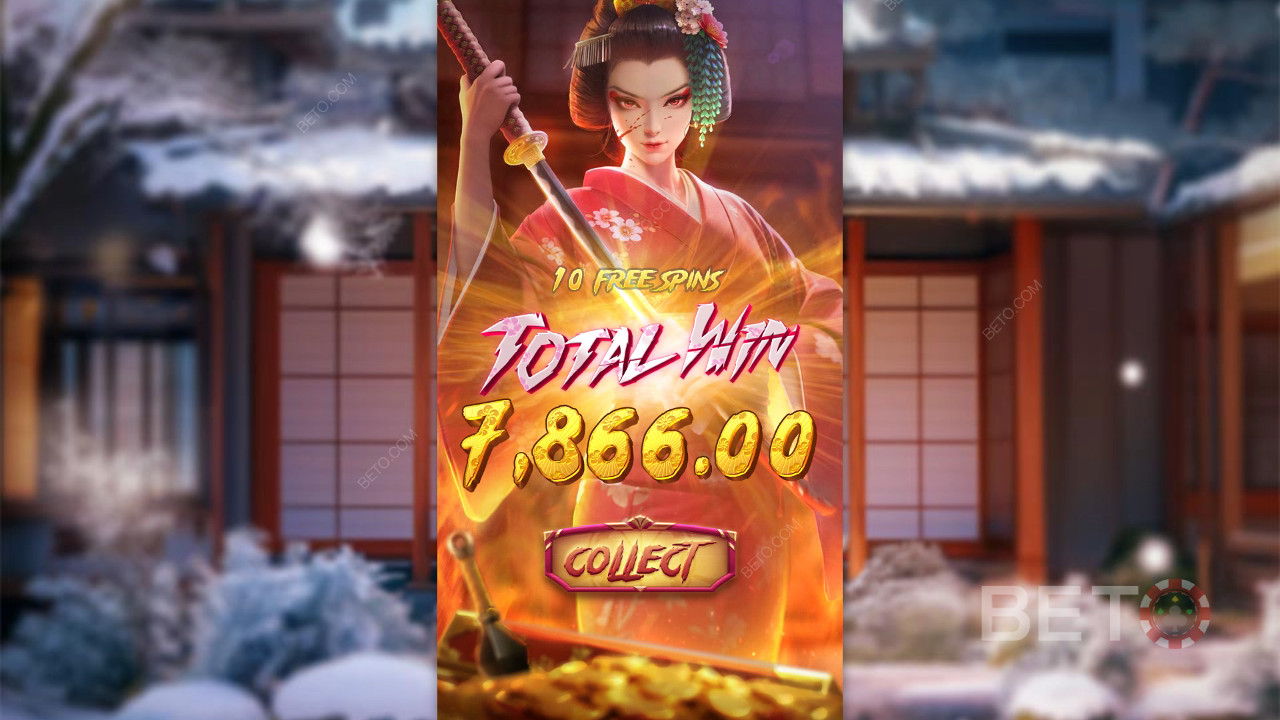 Vinci 5.000x la tua puntata nella slot online Geisha