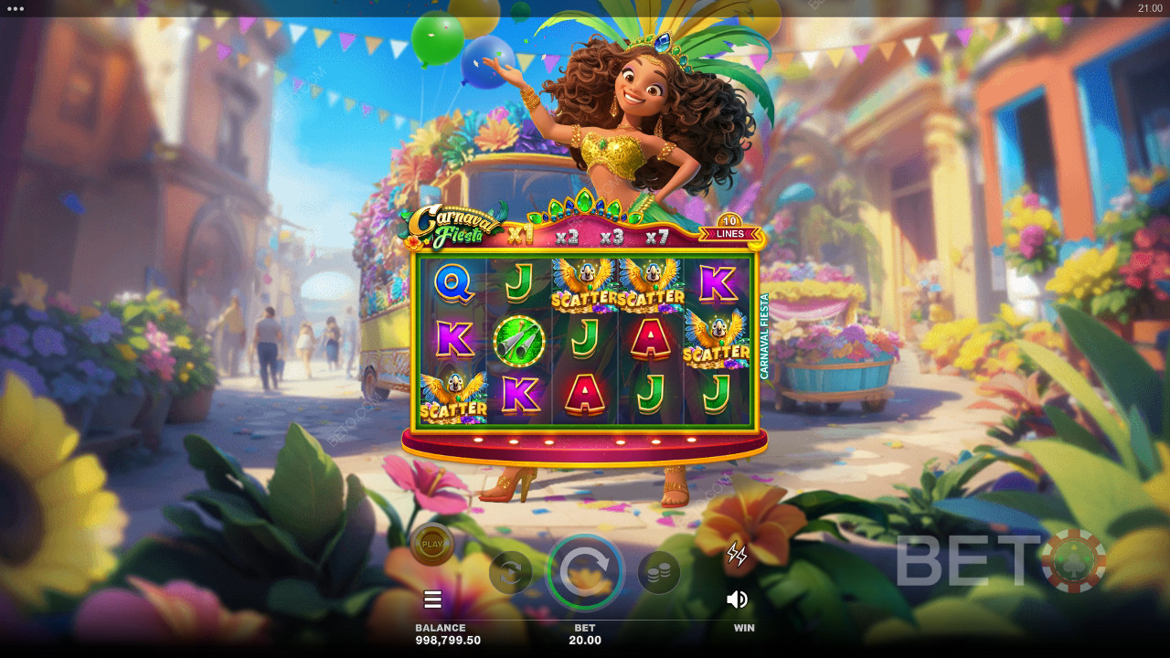 Carnaval Fiesta Recensione di BETO Slots