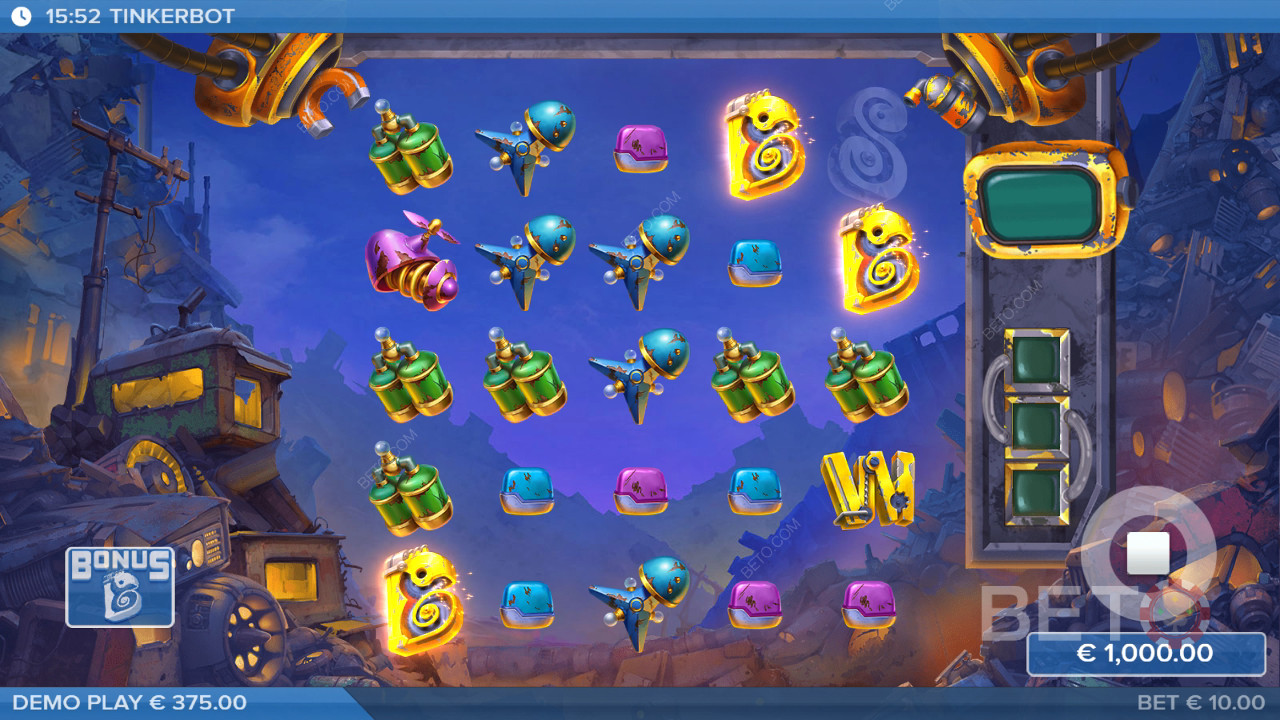 Recensione di Tinkerbot da BETO Slots