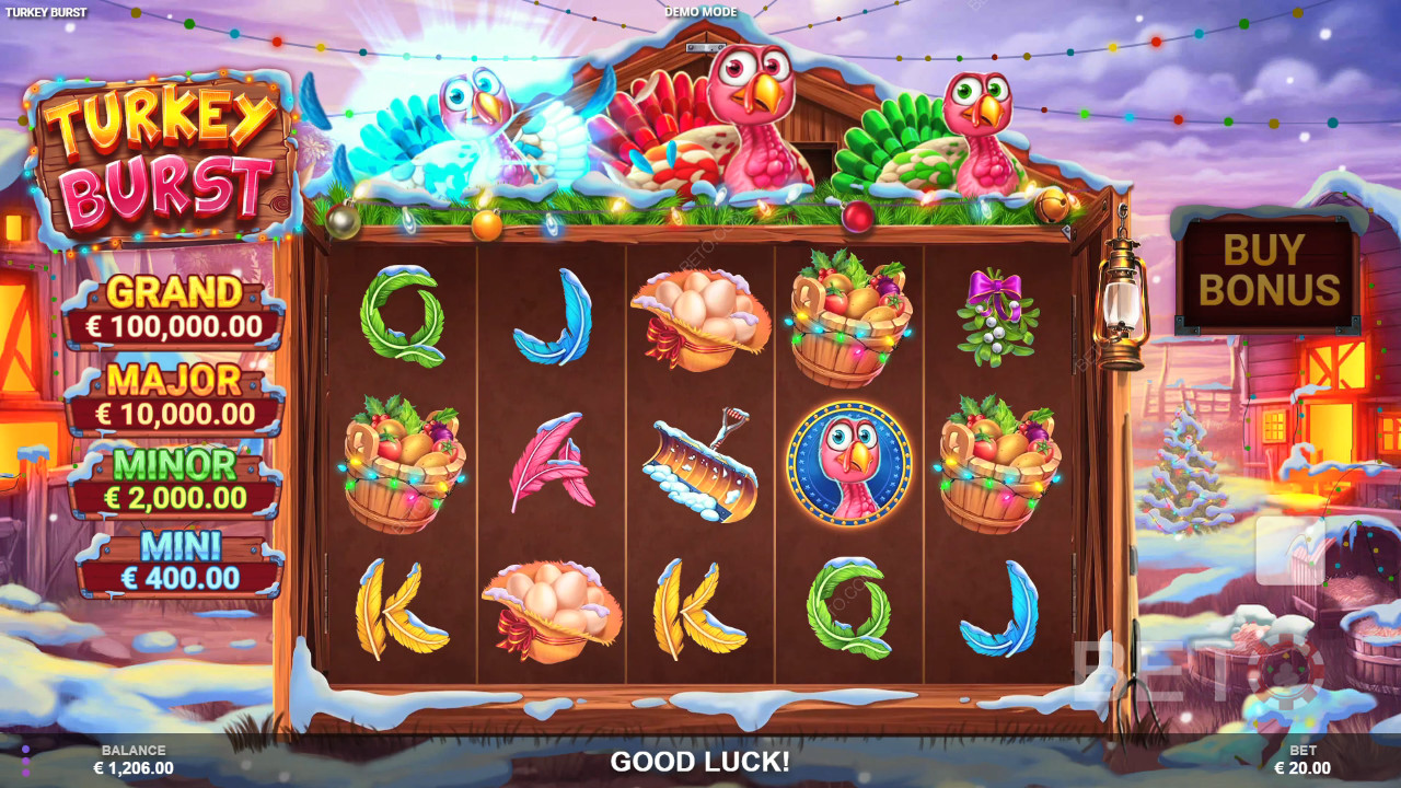 Recensione di Turkey Burst da BETO Slots