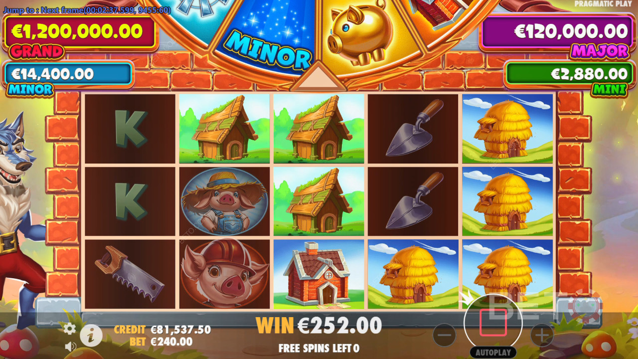 Le caratteristiche dei bonus spiegate in Brick House Bonanza da Pragmatic Play