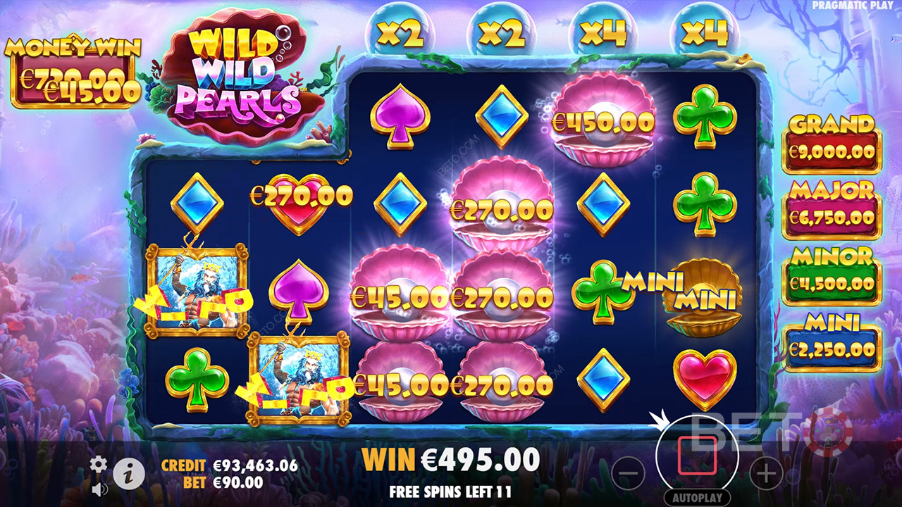 Recensione di Wild Wild Pearls da parte di BETO Slots