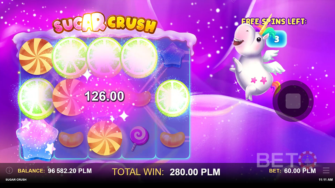 Sugar Crush Recensione di BETO Slots