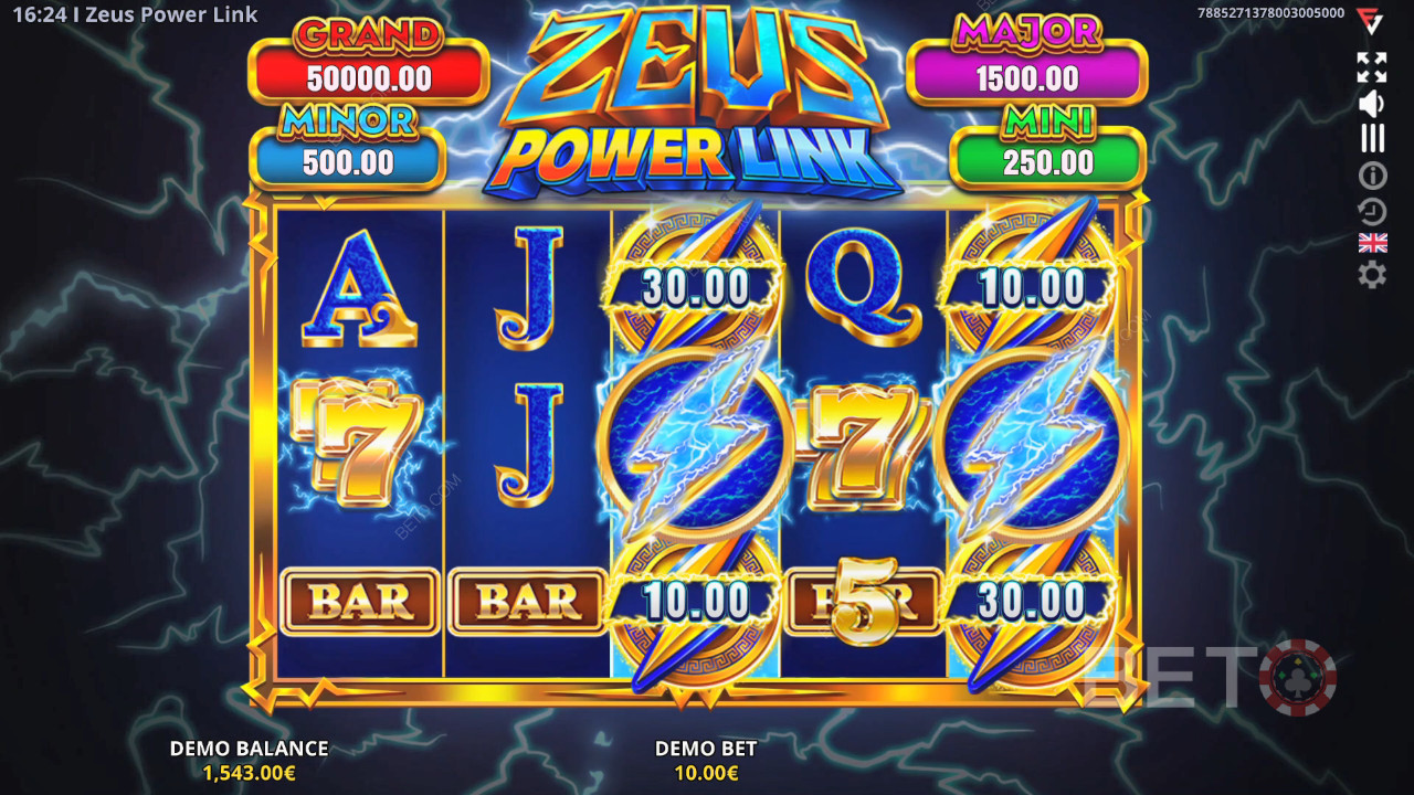 Zeus Power Link Recensione di BETO Slots